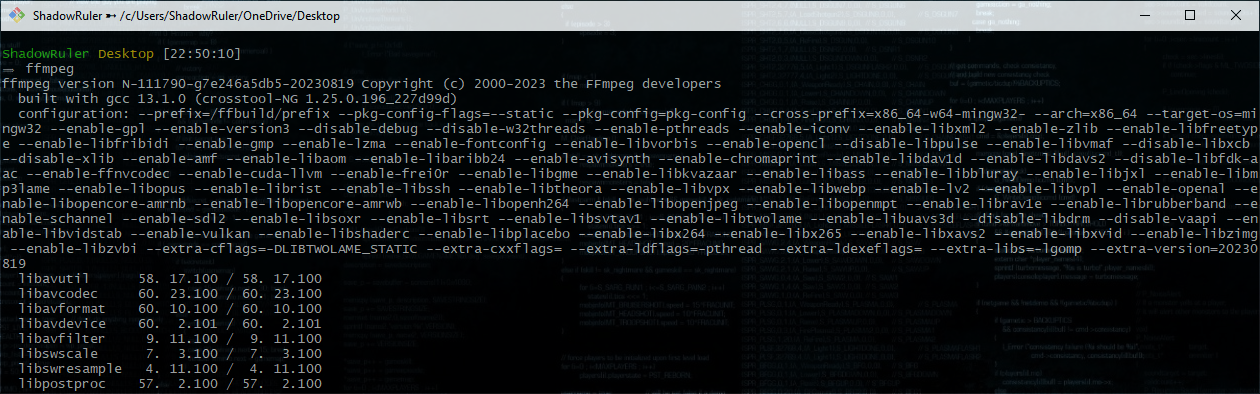 ffmpeg ffmpeg
